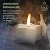 UNUS® Beton Feuerstern handgemacht mit Dauerdocht Stern Produktbild-Vorschau 2