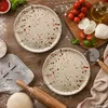 2 piatti per pizza Granito, diametro 31,5 cm, piatti XL per Anteprima dell’immagine prodotto 2
