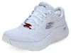 Skechers Damen Low Sneaker BIG LEAGUE Weiss Textil  Größe: Produktbild-Vorschau 13