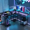 ZELURXX Gaming-Tisch L-förmiger mit RGB LED Beleuchtung, Produktbild-Vorschau 7