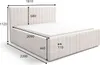 Polsterbett Batina Doppelbett Chenille-Gewebe beige Produktbild-Vorschau 5