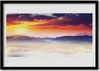 Bild 70x50 MDF-Rahmen Wandkunst Sun Mountain Landschaft Produktbild-Vorschau 1