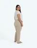 Moraj Damen Hose gerade mit Bindeband elastisch – Ecru, Produktbild-Vorschau 4