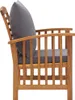 vidaXL Gartenstühle mit Kissen 2 Stk. Akazie Massivholz Produktbild-Vorschau 5