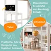 Kinder Hochbett Etagenbett 90x200cm Weiß mit Schreibtisch, Produktbild-Vorschau 10