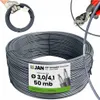 Napínací drát - drát s povrchovou úpravou - grafit - 50 M - Náhled obrázku produktu 1