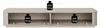 Selsey Luvio Slim - Pannello TV sospeso, grigio cashmere, Anteprima dell’immagine prodotto 8