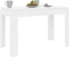 vidaXL Esstisch Hochglanz-Weiß 120x60x76 cm Holzwerkstoff Produktbild-Vorschau 3