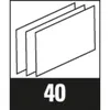 Rack pour dossiers suspendus Ku.schwarz H272xB360xT380mm Voir les images du produit 4