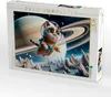 CALVENDO Puzzle Katzenkosmonaut: Tanz durch Saturns Ringe | Produktbild-Vorschau 2