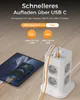 TESSAN Mehrfachsteckdose 8 Fach Steckdosenleiste 1 USB C Produktbild-Vorschau 3