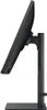 Side view of a black computer monitor on a stand. Produktbild-Vorschau