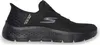 A black Skechers Go Walk Flex shoe is shown from the side against a white background. Produktbild-Vorschau