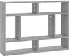 vidaXL Nástenná polica Grey Sonoma 75x16x55 cm Drevo Náhľad obrázku produktu 1
