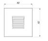 DOTLUX LED-Treppenleuchte EASYSTAIR 1,5 W 3000K silber Produktbild-Vorschau 3