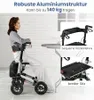 rollator a 4 ruote in alluminio, rollator pieghevole con Anteprima dell’immagine prodotto 3