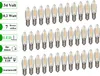 Erzgebirgslicht - AUSWAHL - 35 Stück LED Filament Topkerze Produktbild-Vorschau 2