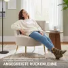 HOMCOM Loungesessel Sessel mit Chenille-Optik, Schrägere Produktbild-Vorschau 6