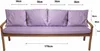 Cuscini per panchina da giardino Viola| Seduta 170x50x7 + Anteprima dell’immagine prodotto 3