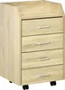 Vinsetto Caisson de bureau rangement sur roulettes 4 Voir les images du produit 1