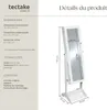 Armoire à bijoux avec miroir - blanc Voir les images du produit 6