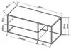 Couchtisch 'Solund' Stahl 120 x 50 x 50 cm Schwarz, matt Produktbild-Vorschau 6