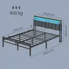 VASAGLE Bettgestell 140 x 200 cm mit Stauraum, Produktbild-Vorschau 9