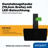 Exquisit KFD 80-8.1  Kopffrei- Dunstabzugshaube | Produktbild-Vorschau 2