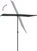 vidaXL Parasol avec mât en aluminium 180x110 cm Anthracite Voir les images du produit 6