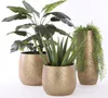 Glimmerdekoration Vase - Keramikflocken Motiv Gold - 17 x Produktbild-Vorschau 5