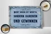 Holzschild Spruch 30x20cm nicht siegen ist wichtig sondern Produktbild-Vorschau 2