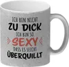 Ich bin nicht zu dick ich bin so sexy dass es leicht Produktbild-Vorschau 1