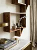 2er Set Wandregale MUMBAI Massivholz Sheesham Holzregal Produktbild-Vorschau 5