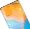 A close-up view of the corner of a smartphone screen displaying a colorful abstract wallpaper. Produktbild-Vorschau