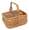 Einkaufskorb Pilzkorb Autokorb aus Weide 42 x 32 cm Produktbild-Vorschau 2