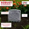 Grafner Gartensteckdose in Steinoptik mit Dämmerungssensor Produktbild-Vorschau 4