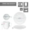 12tlg Frühstücksset Tommy weiß Porzellan 6 Personen Teller Produktbild-Vorschau 6