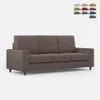 Moderner eleganter 3-Sitzer Stoffsofa 208 cm Sakar 180 - Produktbild-Vorschau 1