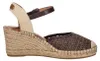 Tamaris Sandalen Touwzool  Sandalen Touwzool - Donkerbruin Voir les images du produit 4