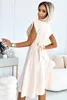 Numoco Damenkleid in A-Linie Scarlett beige M Produktbild-Vorschau 3