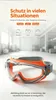 Schutzbrille Sicherheitsbrille Augenschutz Laborbrille Produktbild-Vorschau 8