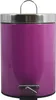 MSV Treteimer fur Bad/Toilette - lila - 3 Liter - 17 x 25 Produktbild-Vorschau 6