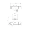 Design WC/Bidet Handbrause Komplettset mit Absperrventil - Produktbild-Vorschau 6