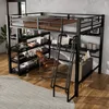 MODFU Lit Mezzanine Double 140x200 cm - Avec Nombreux Voir les images du produit 1