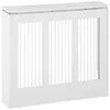 HOMCOM Weiße Heizkörperabdeckung, 90 x 18 x 84 cm, Produktbild-Vorschau 1