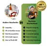 A comparison graphic showing 'Other Gifts' versus 'Beer Crate Gift Set', with a man holding the gift set and a satisfaction guarantee badge. Produktbild-Vorschau