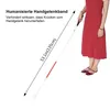 Faltbarer Gehstock für Blinde, faltbarer Gehstock mit rotem Produktbild-Vorschau 3