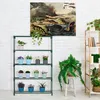 Relaxdays Pflanzenregal, 5 Ablagen, Pflanzenständer Blumen Produktbild-Vorschau 2