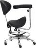 Tabouret cosmétique de coiffeur selle avec dossier et Voir les images du produit 4