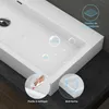 doporro Vasque à Poser 60cm Lavabo Suspendu Blanc Voir les images du produit 5